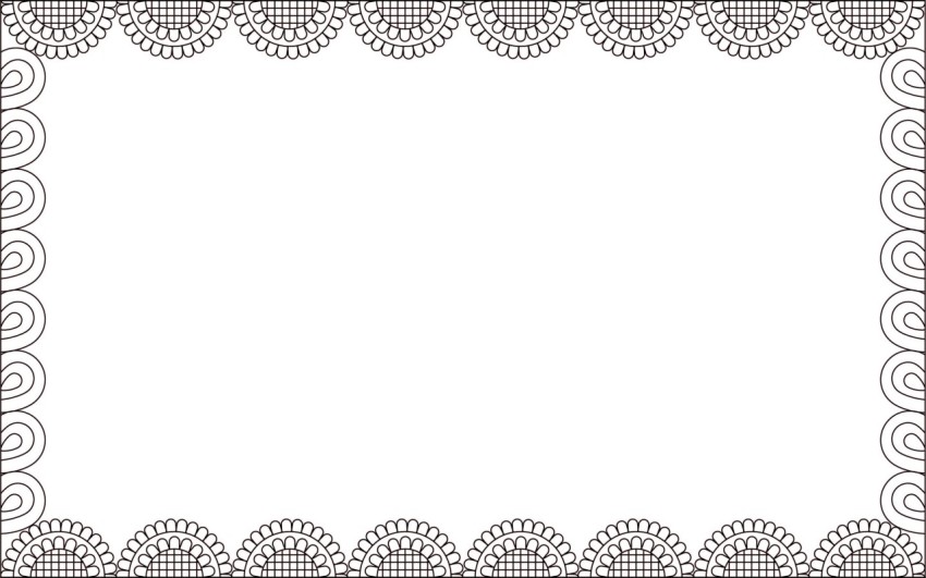 Vector Black and White Boarder designs